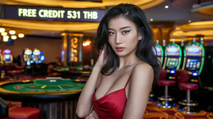 ห้องคาสิโนสดพร้อมดีลเลอร์สาวสวยให้บริการตลอด 24 ชั่วโมง